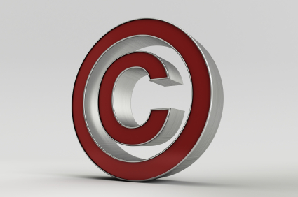 Copyright symbol/intellectuele eigendom