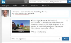 Doorposten op LinkedIn