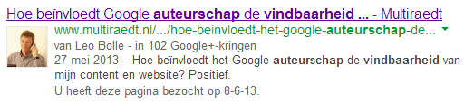 auteurschap Google