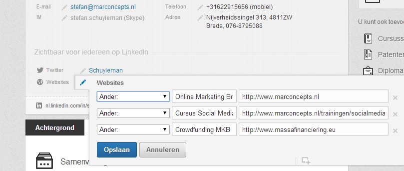 linkbuilding door LinkedIN