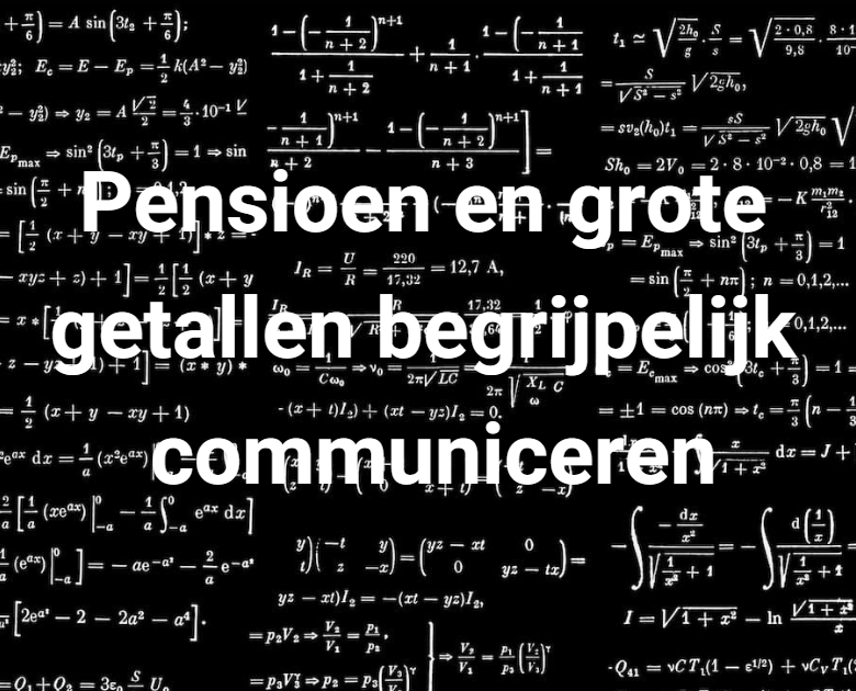 pensioen en grote getallen