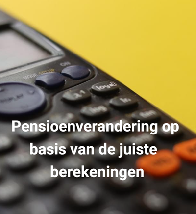 pensioenverandering