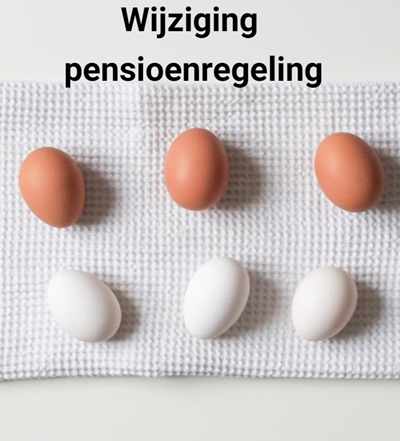 wijziging pensioenregeling