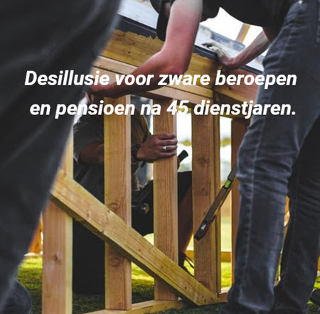 zware beroepen en pensioen